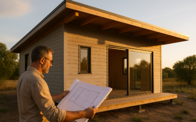 Diseño bioclimático para casas prefabricadas: orientación, aleros y ganancias solares